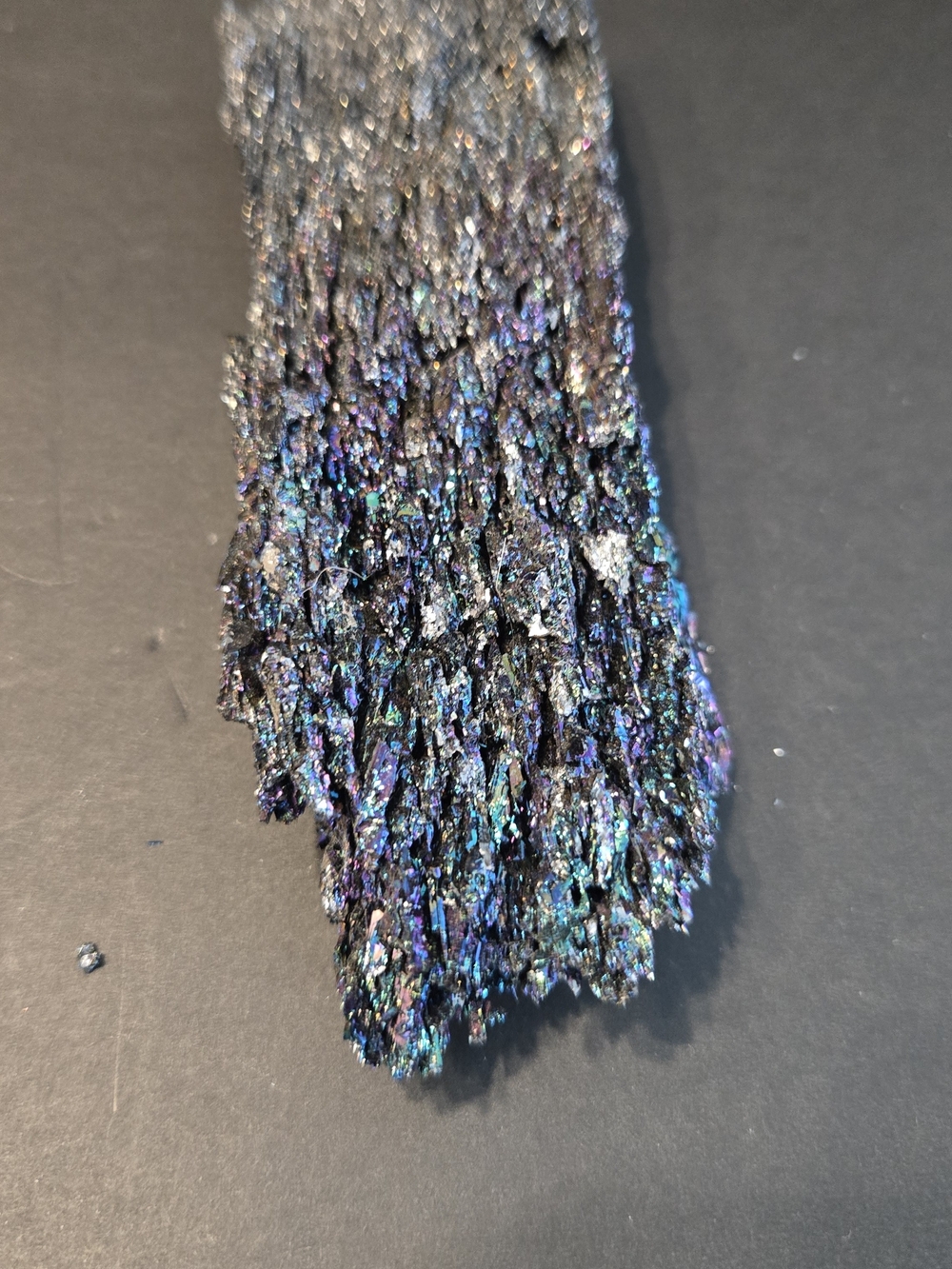 🌈 Rainbow Carborundum Silicon Carbide Crystal Specimen 6.24 oz